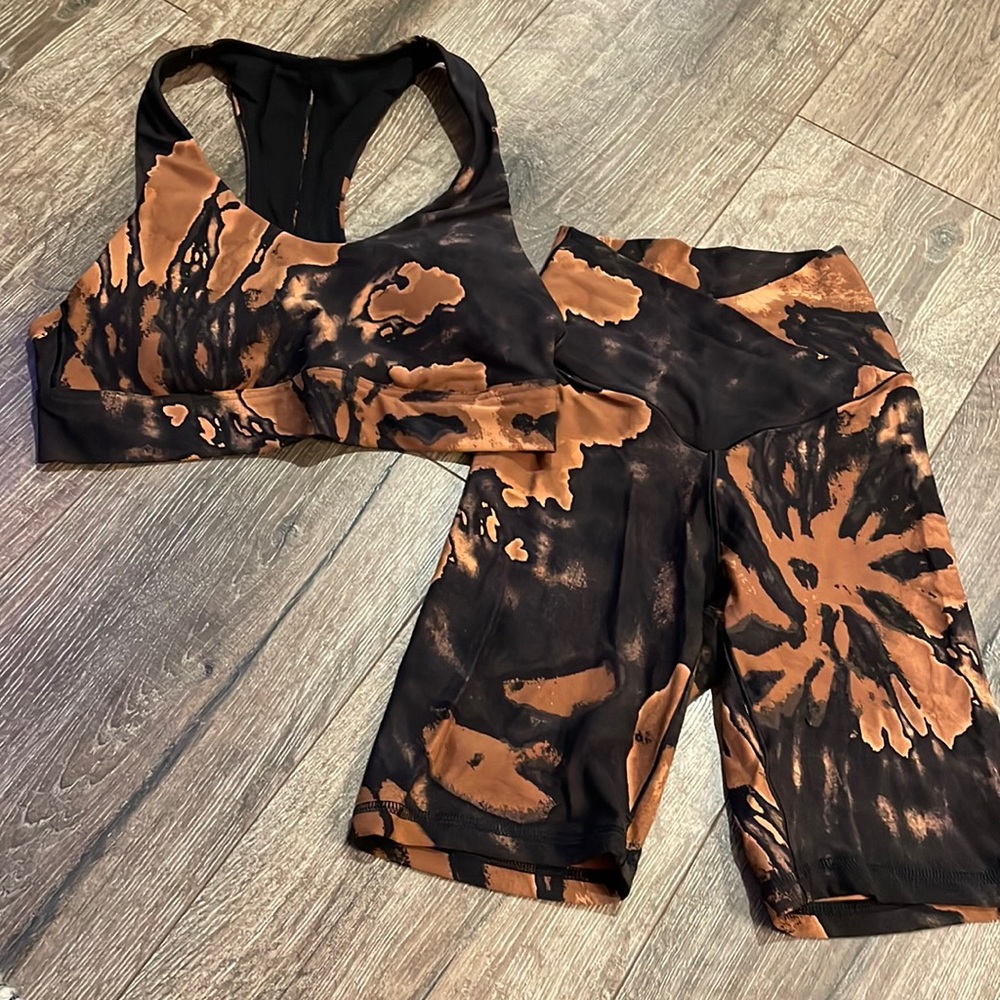 Aerie matching biker shorts set